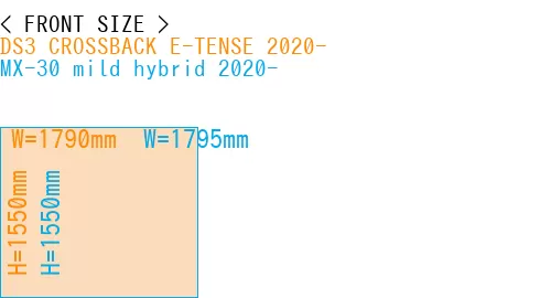 #DS3 CROSSBACK E-TENSE 2020- + MX-30 mild hybrid 2020-